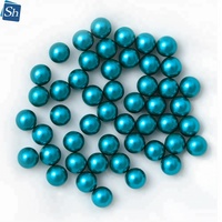Perles en plastique sans trou de qualité AAAA, forme riz, couleur cobalt, haute brillance, imitation perle, 3mm-30mm, pour la décoration des ongles