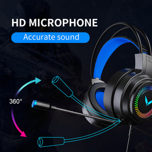 Auriculares para juegos G60 con cable de 7.1 canales para PC y portátiles con cancelación de ruido y micrófono - Product Image 3