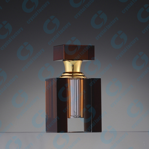 CJ-lusso fatto a mano 3ML 6ML nero e marrone bottiglie di olio essenziale di cristallo K9 per le donne e gli uomini regali Souvenir - Product Image 2