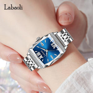 Montre pour femme à bracelet en acier carré, nouvelle et très vendue - Product Image 2