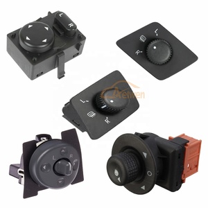 Aelwen-Interruptor de espejo eléctrico para coche, interruptor de retrovisor eléctrico compatible con <span class=keywords><strong>VW</strong></span>, BMW, FORD, BENZ, AUDI, SKODA, PEUGEOT, TOYOTA, RENAULT - Product Image 3