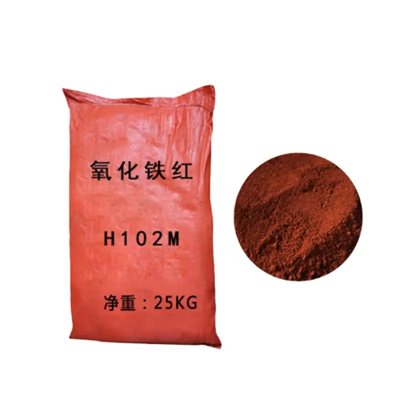 Béton/pigment oxyde de fer de qualité industrielle oxyde ferrique rouge 130 110 120 190