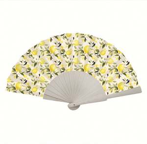 Abanico de Mano Plegable de Bambú y Papel, Personalizado, de Lujo, Promocional, 2025 - Product Image 1