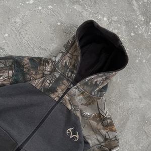 Custom Logo Manufacturer Digital Printed 420GSM 100% Cotton Lined Breathable <b>Comfy</b> Vintage Acid Washed Men Zip <b>Hoodie</b> - Product Image 4