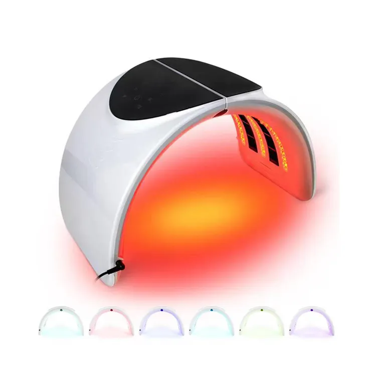 Beauty equipment photon 7 color beauty light led red light therapy facial therapy mask machine