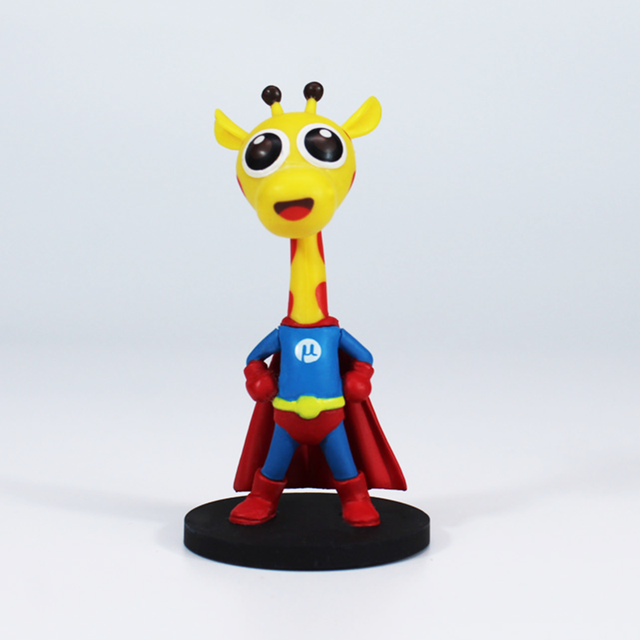 Custom Designed PVC Animated Silicone Action Figure Free Shipping Art Deco Style for Birthday Occasions Wholesale
