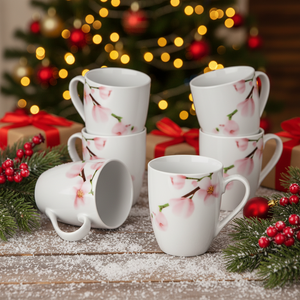 <span class=keywords><strong>Mug</strong></span> en <span class=keywords><strong>porcelaine</strong></span> <span class=keywords><strong>fine</strong></span> 10oz-11oz, <span class=keywords><strong>mug</strong></span> à café au design classique, compatible lave-vaisselle et micro-ondes, sans danger pour les aliments - Product Image 1