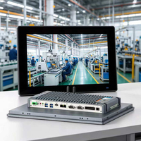 PC Industriale All-in-One con Windows 10 e Linux Integrato, Processore CORE I3 I5 I7, Schermo da 17 Pollici, PC con Pannello Android