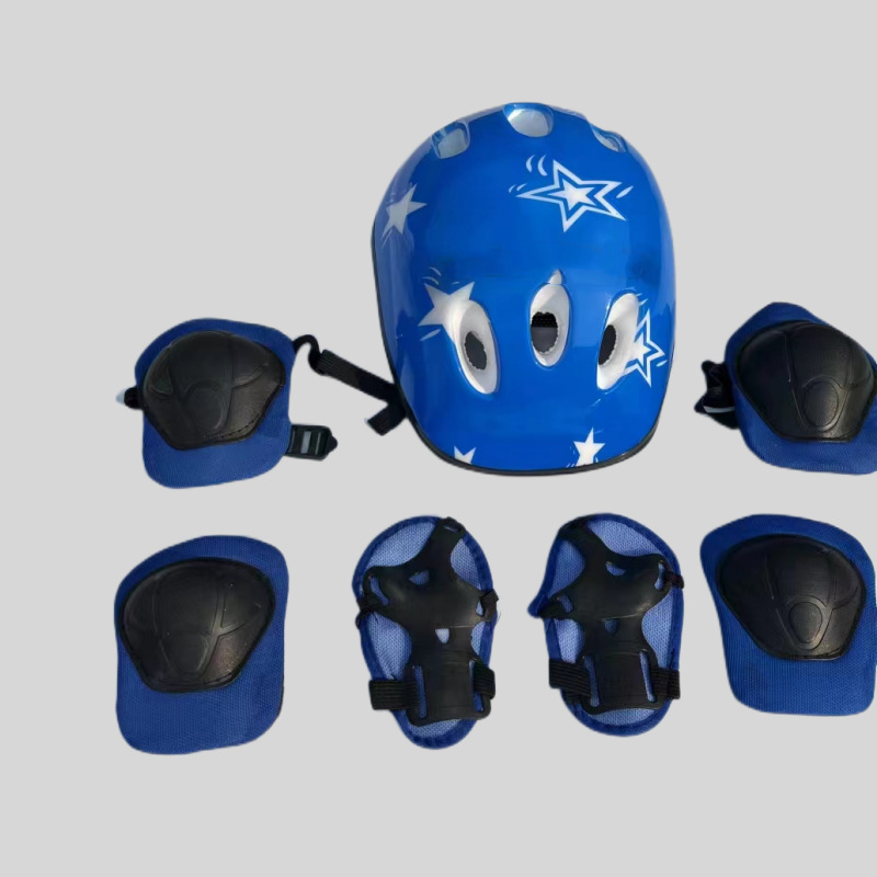 Casque bleu tricoté - Équipement de protection contre les mines - Ensemble de sept pièces