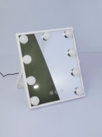Miroir de maquillage de style Hollywood Winway avec éclairage LED intelligent à intensité variable pour chambre à coucher