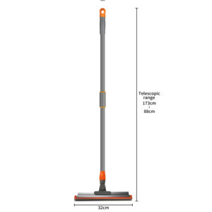 Scopa Rimuovi Peli di Animali Domestici a Doppio Lato, Un Lato per Raccogliere i Peli e l'Altro Come Tergivetro per Pavimenti Bagnati - Product Image 5