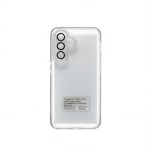 Funda transparente para teléfono con protección de cristal para la cámara, para la parte trasera del smartphone - Product Image 2