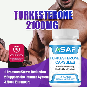 Capsules OEM naturelles Ajuga Turkestanica Supplément de qualité alimentaire Capsules d'extrait de turkesterone 500mg - Product Image 2