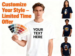 Camisetas de Algodón Personalizadas con Impresión de Logotipo, Calidad Premium, Tela Transpirable de 180g para Uniformes de Equipo - Product Image 4