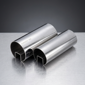 Tube rond en acier inoxydable sanitaire poli, sans soudure, pour le traitement des aliments et des boissons - Product Image 1