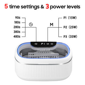 Fábrica nueva alta calidad personalizada 550ML hogar lavado diseño <span class=keywords><strong>gafas</strong></span> reloj <span class=keywords><strong>gafas</strong></span> pantalla táctil Digital limpiador ultrasónico - Product Image 4