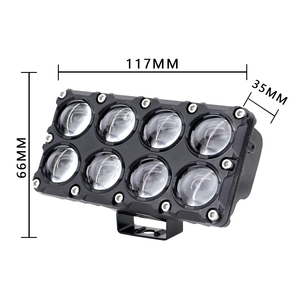 Venta al por Mayor de Faros Antiniebla LED de 6/8/10 Lentes para Motocicletas y Automóviles, Luces de Conducción Amarillas y Blancas de Repuesto para Camiones, Automóviles, Cuatrimotos y Jeeps - Product Image 3