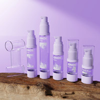 Vente en gros de flacons de soin de la peau en PETG sous vide de 5 ml, 10 ml, 15 ml, 20 ml, 30 ml, flacon pompe sans air pour sérum, conteneur pour essence, emballage pour soins de la peau
