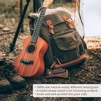 Support de violon pliant en noyer noir Portable de haute qualité étui de voyage pour instruments à cordes