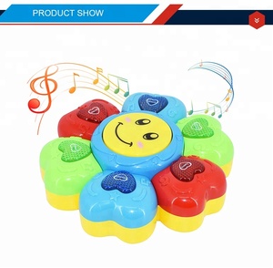 Coloré fleur forme instrument <span class=keywords><strong>tambour</strong></span> jouet pour bébé - Product Image 2