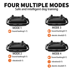 <span class=keywords><strong>Collar</strong></span> de ladridos para perros Sin golpes/<span class=keywords><strong>Collar</strong></span> de ladridos de choque seguro con modo de choque ajustable Impermeable Recargable Anti <span class=keywords><strong>Collar</strong></span> - Product Image 4