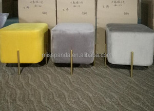 Yicheng belleza al por mayor diseño <span class=keywords><strong>de</strong></span> lujo Silla <span class=keywords><strong>de</strong></span> salón redonda barato moderno platillo silla zapatos cambiar taburete en línea al por mayor - Product Image 4