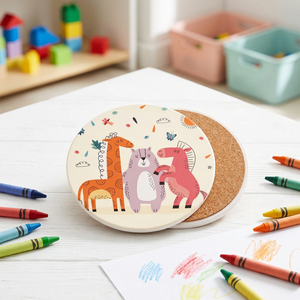 Sous-verres en céramique personnalisés absorbant l'eau et isolant la chaleur, comme cadeaux commémoratifs créatifs - Product Image 5