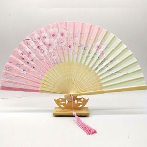 2025 Wholesale Custom Printed Bamboo Hand Held Fan High Quality Folding Personalized Fans DIY Style for Business <b>Gifts</b> - Product Image 3