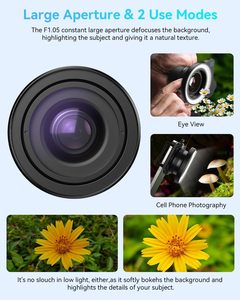 Lente Macro HD Master para Teléfonos Celulares, Lente de Cámara para Fotografía Macro, Accesorio para Teléfono, Distancia de Disparo Larga de 15-45 mm - Product Image 2