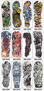 Tatouage temporaire imperméable de grande taille pour le bras entier, de haute qualité, pour hommes et femmes - Product Image 3