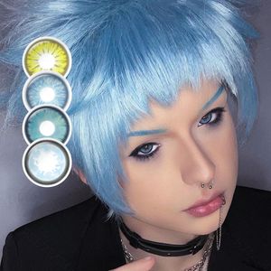 Envío Gratis Motosierra Hombre Halloween <span class=keywords><strong>Lentes</strong></span> <span class=keywords><strong>De</strong></span> <span class=keywords><strong>Contacto</strong></span> Pseyeche Hollywood Eye Cosplay Lente Suave <span class=keywords><strong>Lentes</strong></span> <span class=keywords><strong>De</strong></span> <span class=keywords><strong>Contacto</strong></span> - Product Image 1