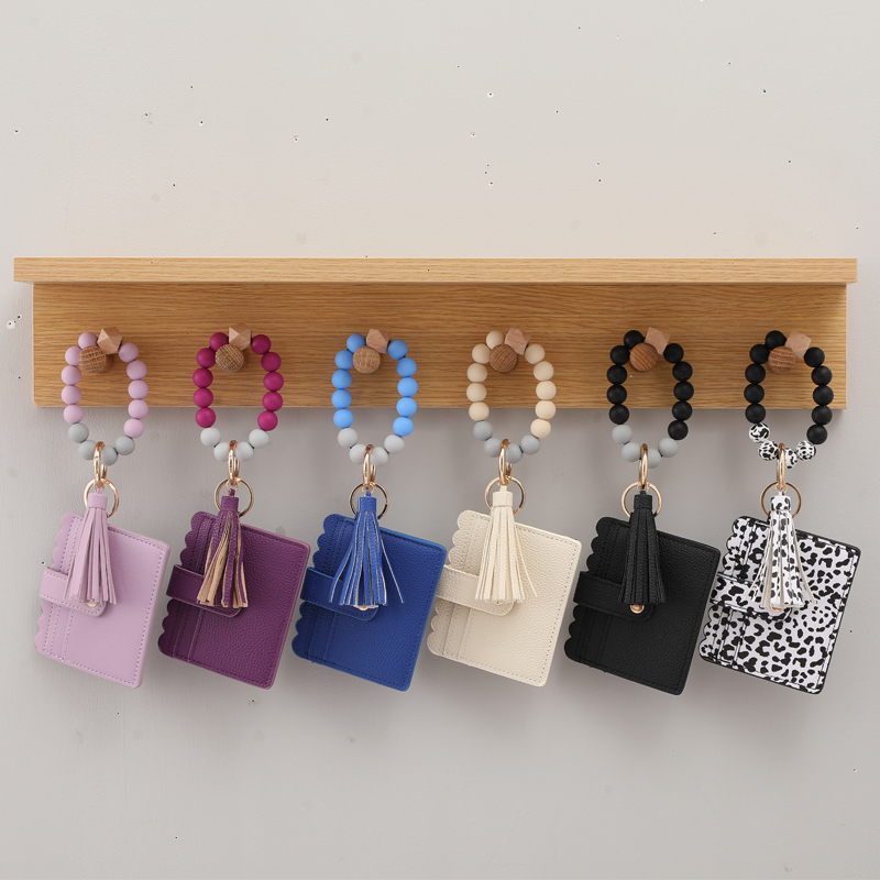 Leather Card Holder Wallet Crazy Horse Handmade Mini Coin Purse Hand Stitch Credit Card Sleeve