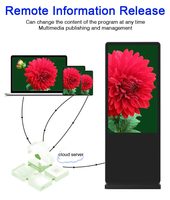 Indoor Vertical Digital Signage Display LCD Kiosk Werbung LCD Display Touchscreen Werbung Display Panta llas Public idad
