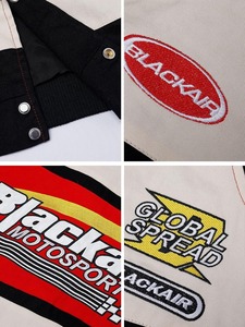 Fabricant OEM Manteau en chenille avec broderie de cuir et impression StreetWear de baseball avec logo personnalisé pour les femmes Blouson court de bombardier varsity - Product Image 5