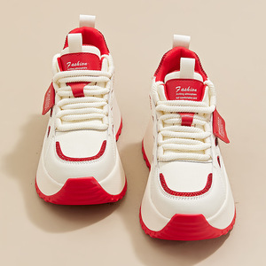 Nuove Scarpe da Corsa Invernali <span class=keywords><strong>Bianche</strong></span> da <span class=keywords><strong>Donna</strong></span> con Tomaia Alta, Suola Spessa, Tomaia in Rete, Suola Esterna in Gomma, Rialzanti e Allacciate - Product Image 3