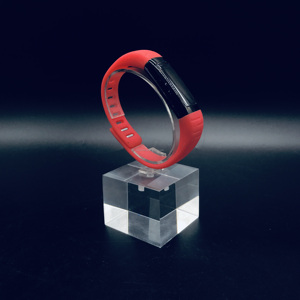 Soporte de exhibición de relojes de acrílico, estante de esquina moderno transparente para tienda minorista, 4x4x16,2 cm, duradero, fácil montaje, vertical - Product Image 3