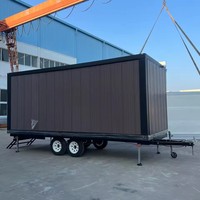 Cabine de luxe, maison mobile, mini-caravane, conteneur habitable sur roues