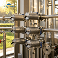 Réservoir d'eau en acier inoxydable Tonsen avec réservoir de stockage à pression pour système de refroidissement de brasserie de bière avec refroidisseur d'eau