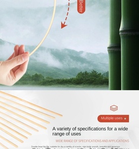 Brochettes de <span class=keywords><strong>bambou</strong></span> BBQ agneau grillé gluten grillé saucisses de fruits confits marmite commerciale jetable résistant à la chaleur de haute qualité - Product Image 3