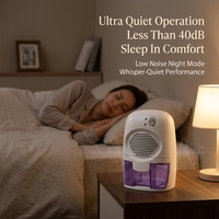 Déshumidificateur de bureau compact MD819, fonctionnement simple, arrêt automatique, sûr pour un usage domestique