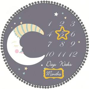 Mantas de bebé modernas y suaves de alta calidad de fábrica de China para fotografía de recién nacidos Festival de animales de dibujos animados cuatro estaciones personalizables - Product Image 2