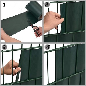 Windproof vườn con đường PVC Vinyl hàng rào tấm và bài viết riêng tư hàng rào màn hình hàng rào - Product Image 4