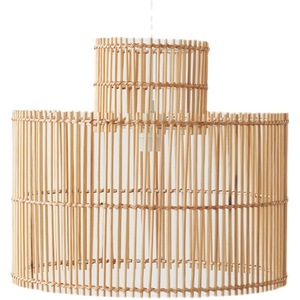 Lampe suspendue en rotin tissé à la main, style chinois moderne rétro minimaliste, ronde, E27 LED, pour chambre à coucher, boutique, maison d'hôtes, éclairage décoratif - Product Image 5