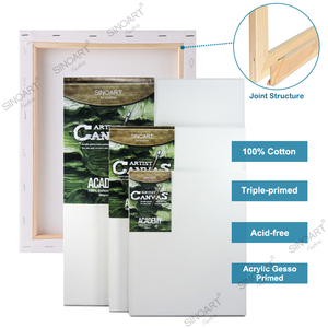 <span class=keywords><strong>Set</strong></span> di <span class=keywords><strong>tele</strong></span> intelaiate SINOART <span class=keywords><strong>per</strong></span> pittura, tela in puro cotone con telaio in legno, <span class=keywords><strong>set</strong></span> di <span class=keywords><strong>tele</strong></span> impilate <span class=keywords><strong>per</strong></span> pittura - Product Image 2