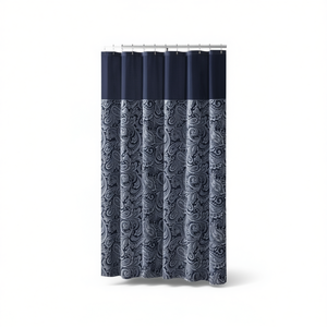 Cortina de Ducha con Diseño Jacquard, Estilo Clásico, Decoración Elegante para Baño - Product Image 1