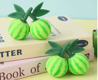 Jouet anti-stress souple et réaliste en forme de pastèque géante transfrontalière, poupée créative à presser en forme de fruit et légume