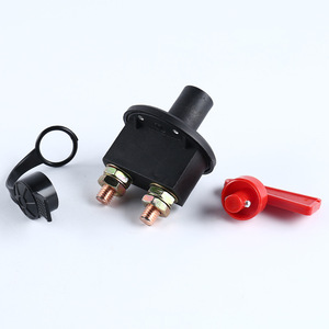 Interrupteur à bouton-poussoir 250V 1NO, borne à vis, non éclairé, IP40, plastique, arrêt d'urgence pour usage industriel - Product Image 1