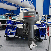 Mesin tempel perahu Motor 40hp mesin luar bensin 2 Tak