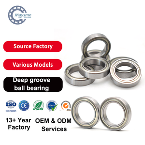 Thu nhỏ rãnh sâu bóng mang 6700 ZZ 10x15x4mm cho người hâm mộ nhỏ đồ chơi động cơ vi Cơ chế truyền dẫn - Product Image 1