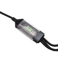 Cable USB de Carga 3 en 1 de Alta Calidad de 100 W para Teléfono Móvil, Carga Rápida de Datos